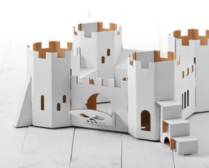 un château en carton